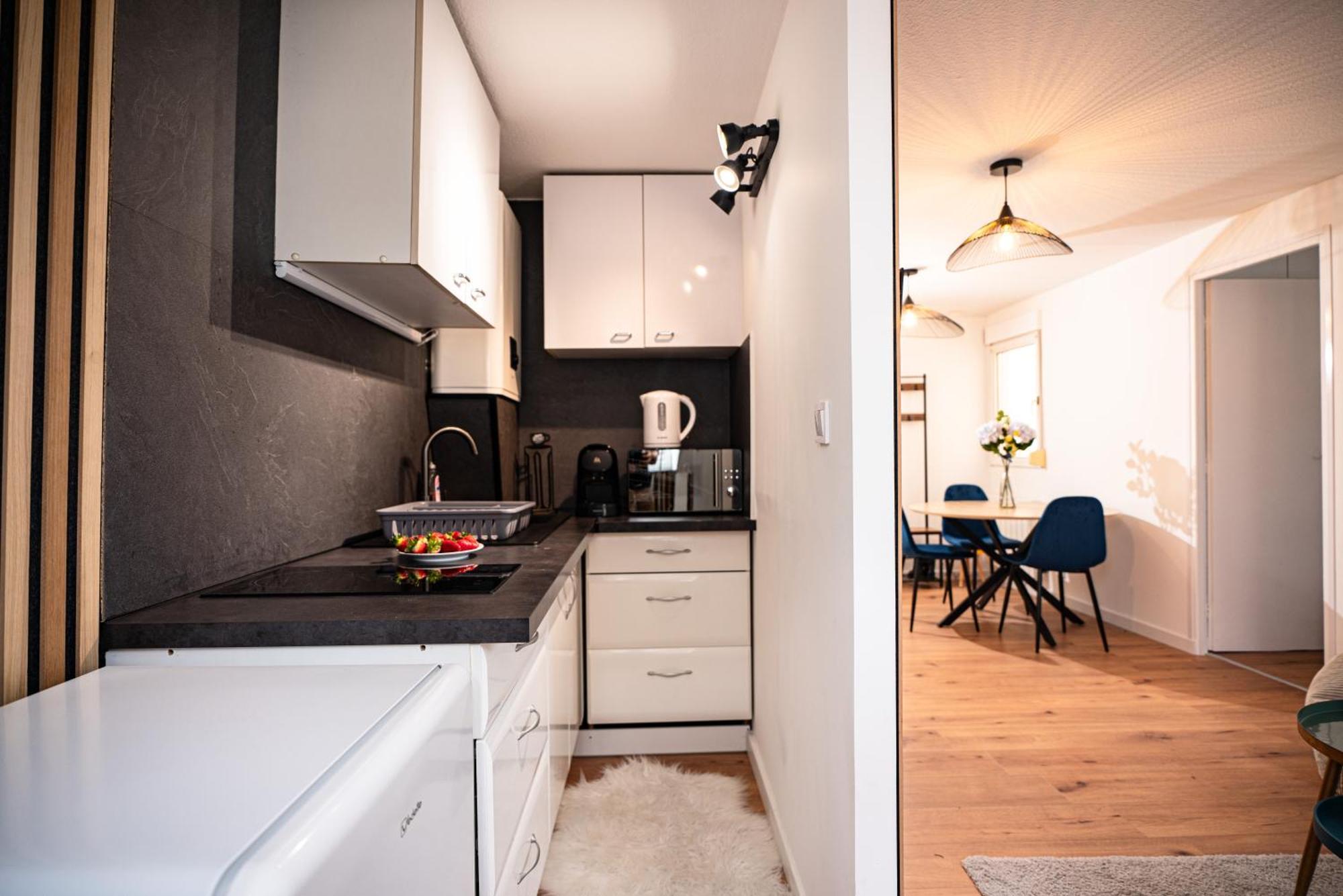 Moderne T2 Centre Sauna Wifi Home Office Netflix Straatsburg Buitenkant foto